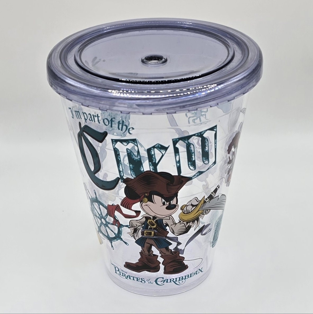 Disney Pirates Of The Caribbean Im Part Of The Crew Cup 15.2oz Mickey Mouse